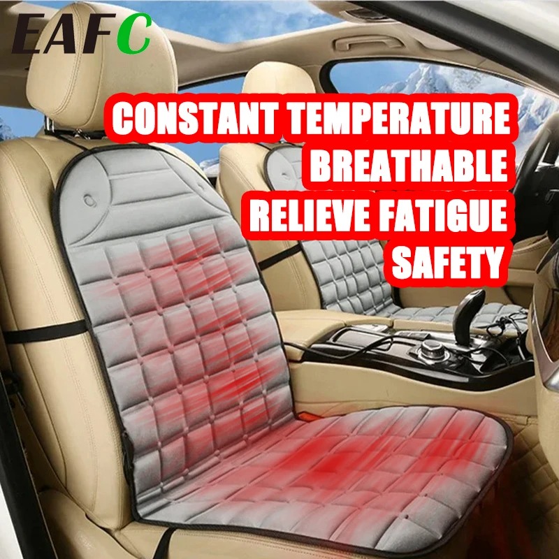 Car Seat Cover - EAFC Universal 12V Car Front Electric