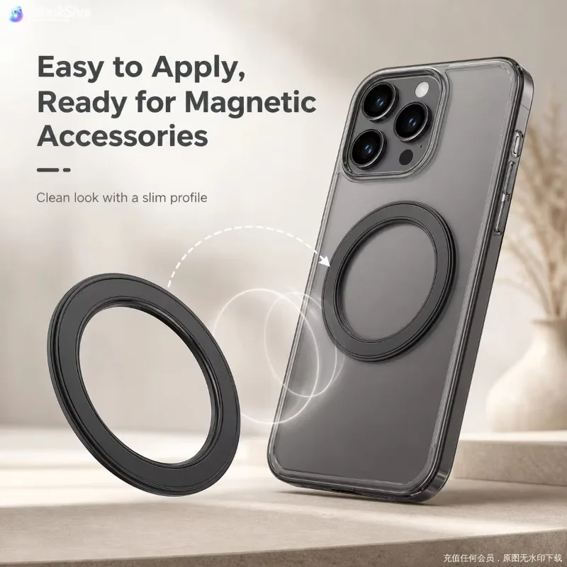 Car Phone Holder - For Magsafe Strong Magnetic Ring Phone