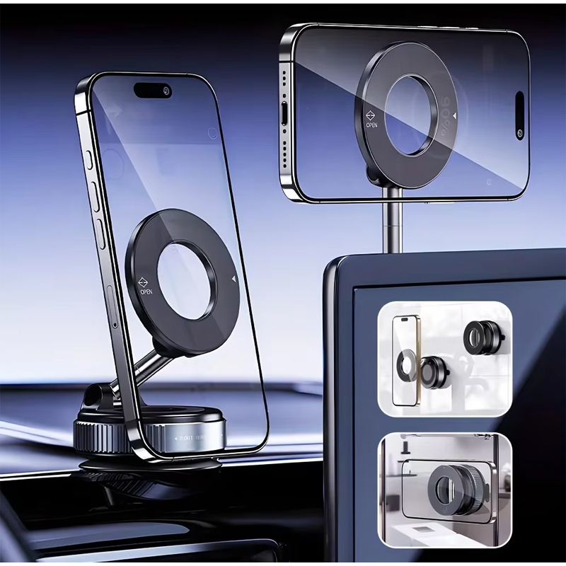 Foldable Magnetic Phone Holder - Car Vacuum 评论和价格