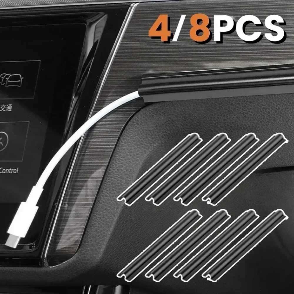 4/8PCS Car Interior Cable Line - Car Cable Organizer 评论和价格