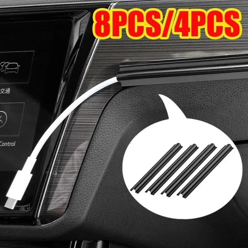 4/8PCS Car Interior Cable Line - Car Cable Organizer 评论和价格