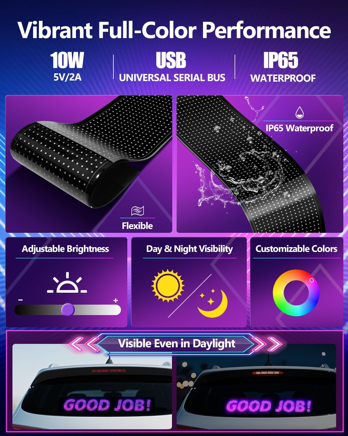 2025 Upgrade Multifunctional L - Car Led Light 评论和价格