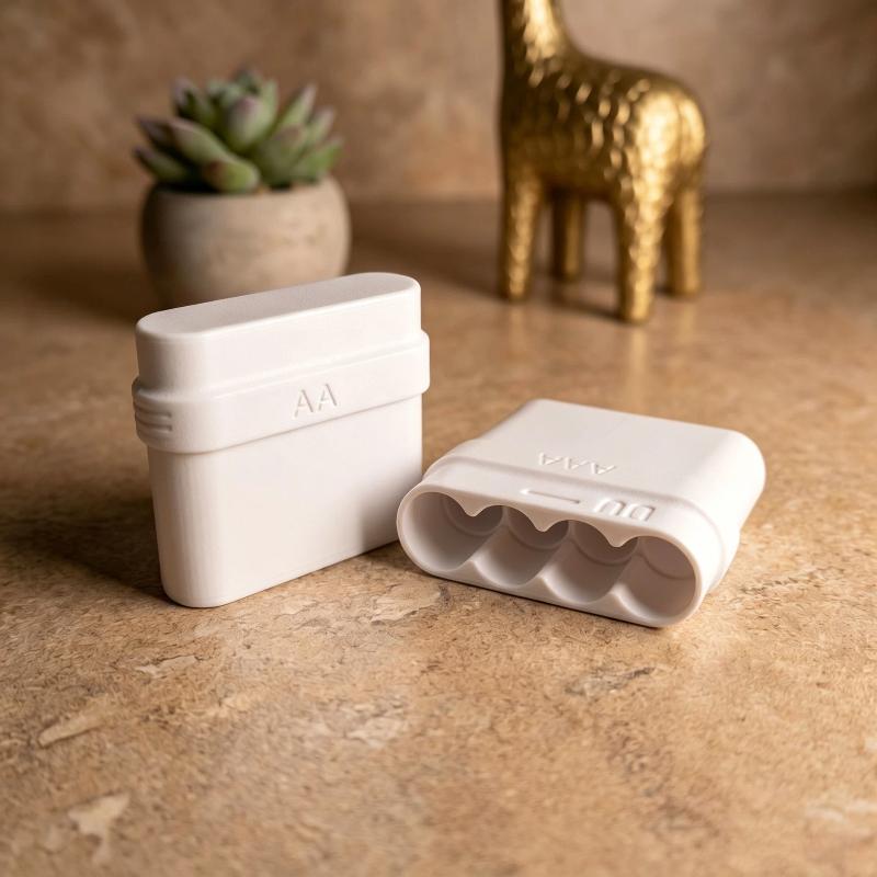 4 Slots AA Battery Storage Box - Car Organizer 评论和价格