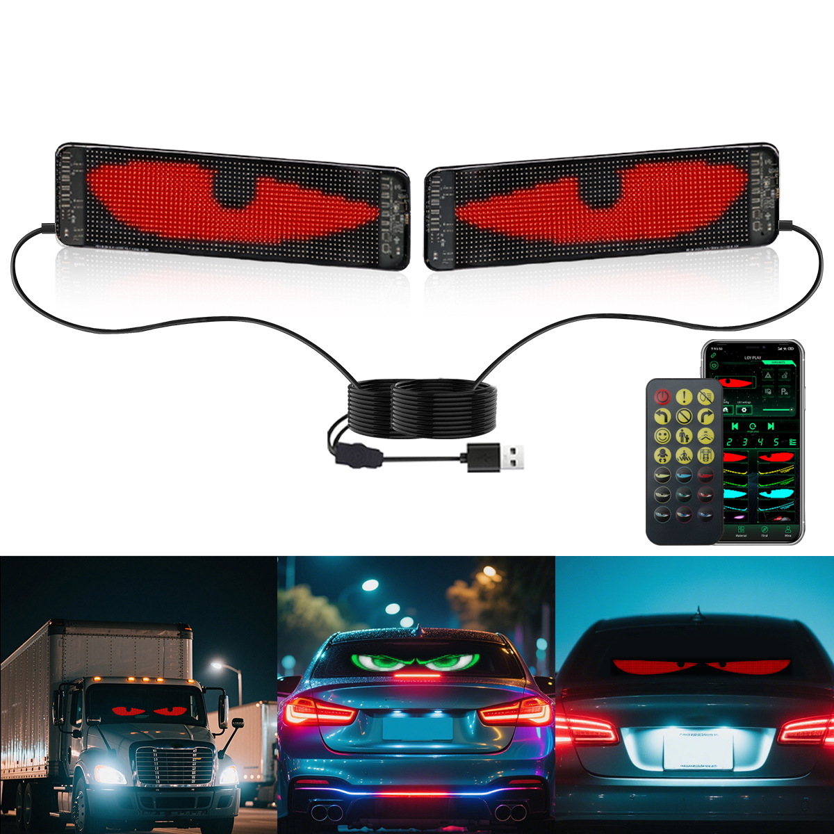 LED car soft screen, car mount - Car Led Light 评论和价格