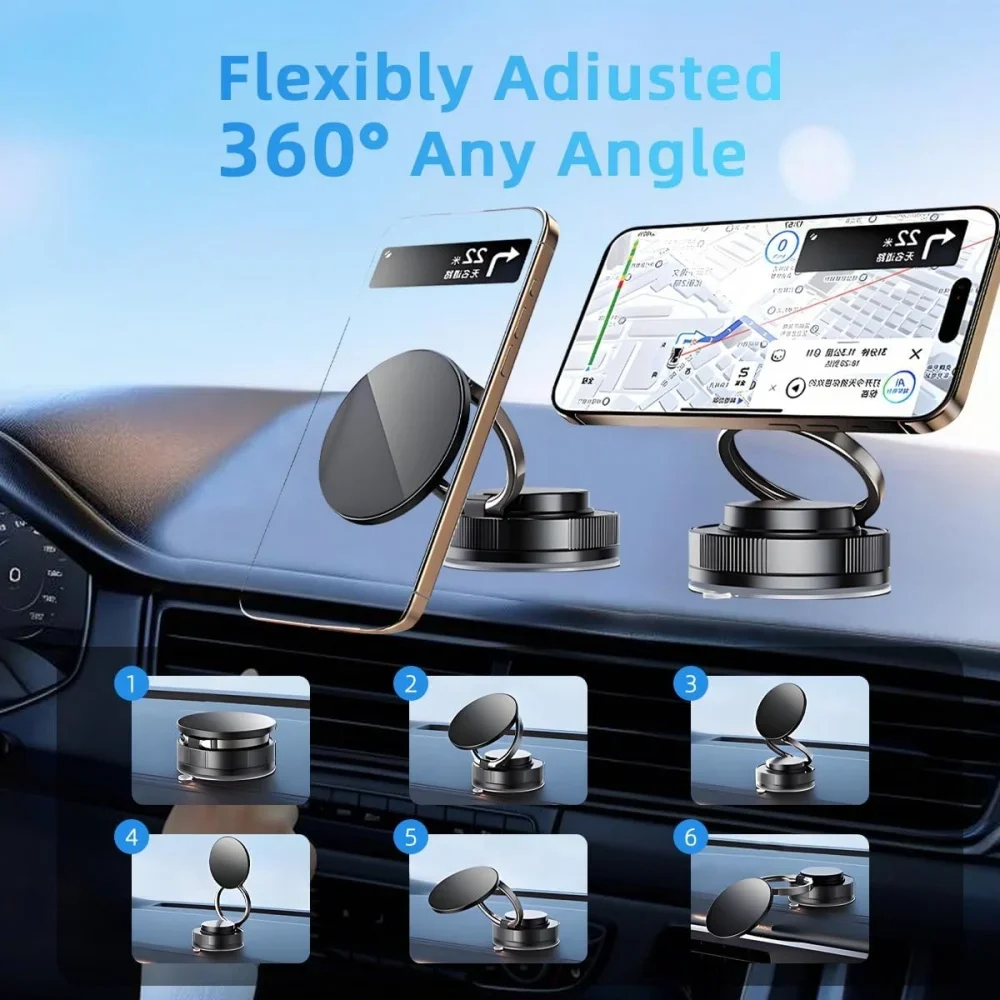 Upgraded 360°Vacuum Magnetic P - Car Phone Holder 评论和价格