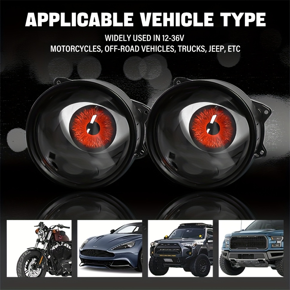  6-Mode Led Dynamic Devil Eye - Car Led Light 评论和价格