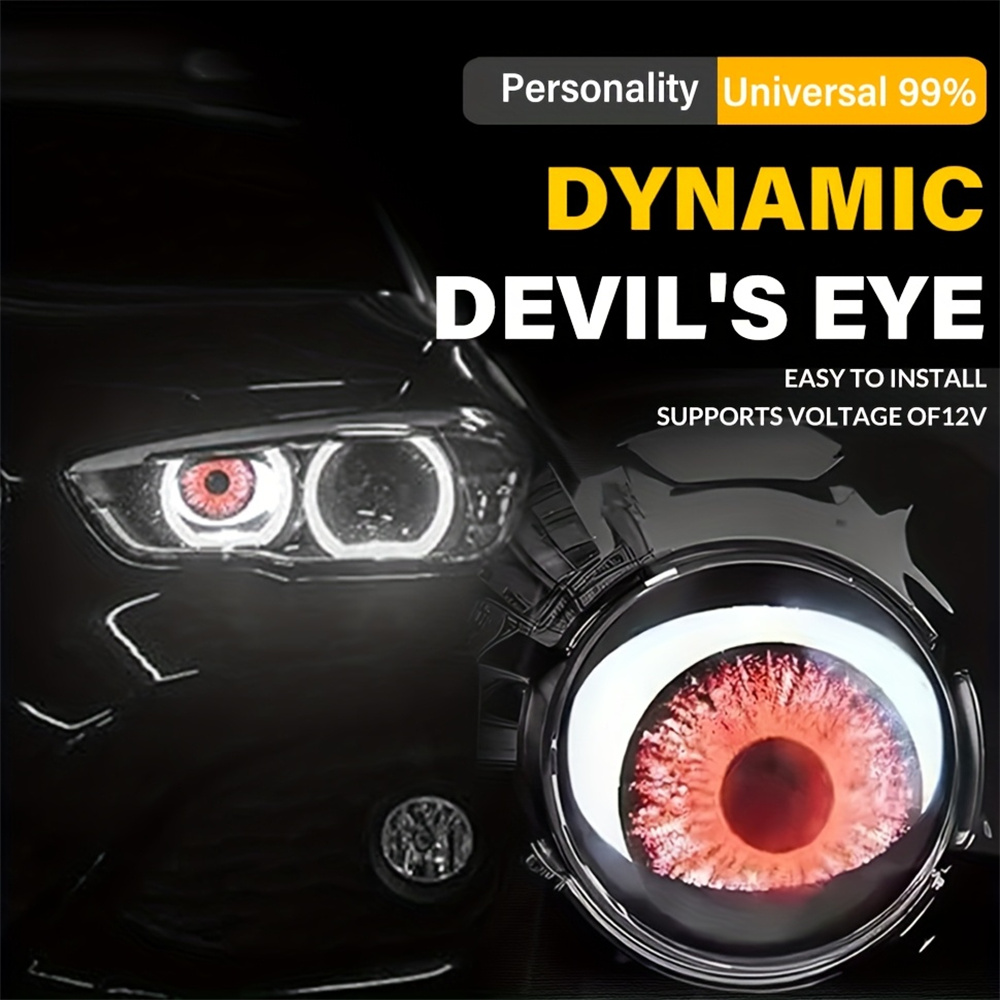  6-Mode Led Dynamic Devil Eye - Car Led Light 评论和价格