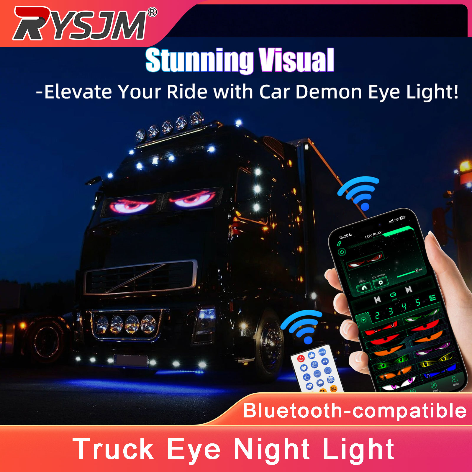 LED Devil Eye Light For Car Tr - Car Led Light 评论和价格
