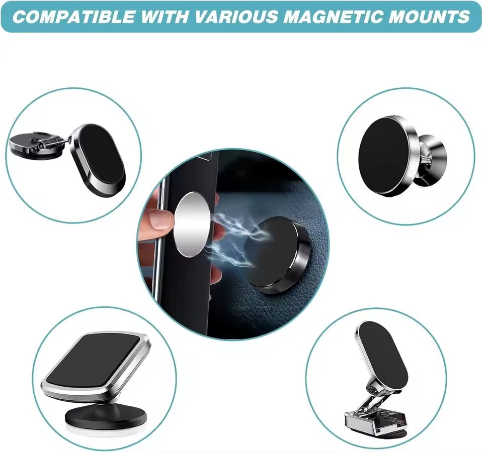 1/50Pcs Magnetic Metal Plate F - Car Phone Holder 评论和价格