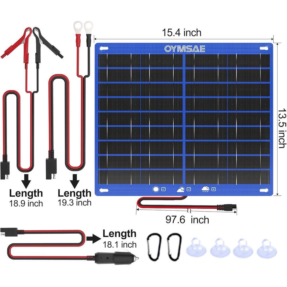 30W Solar Car Battery Charger  - Car Charger 评论和价格