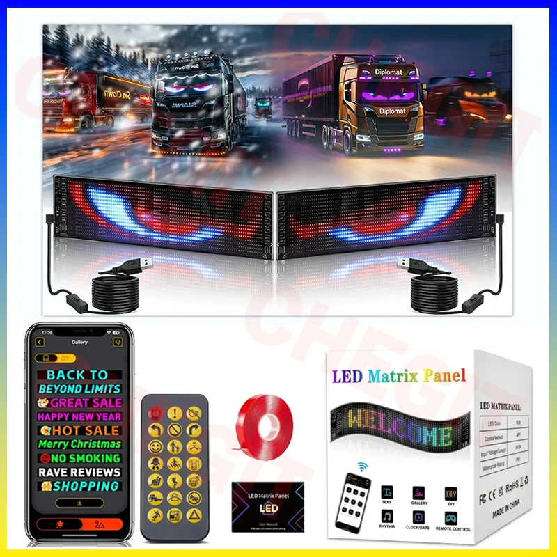Led Display Truck Eye Car Sign - Car Led Light 评论和价格