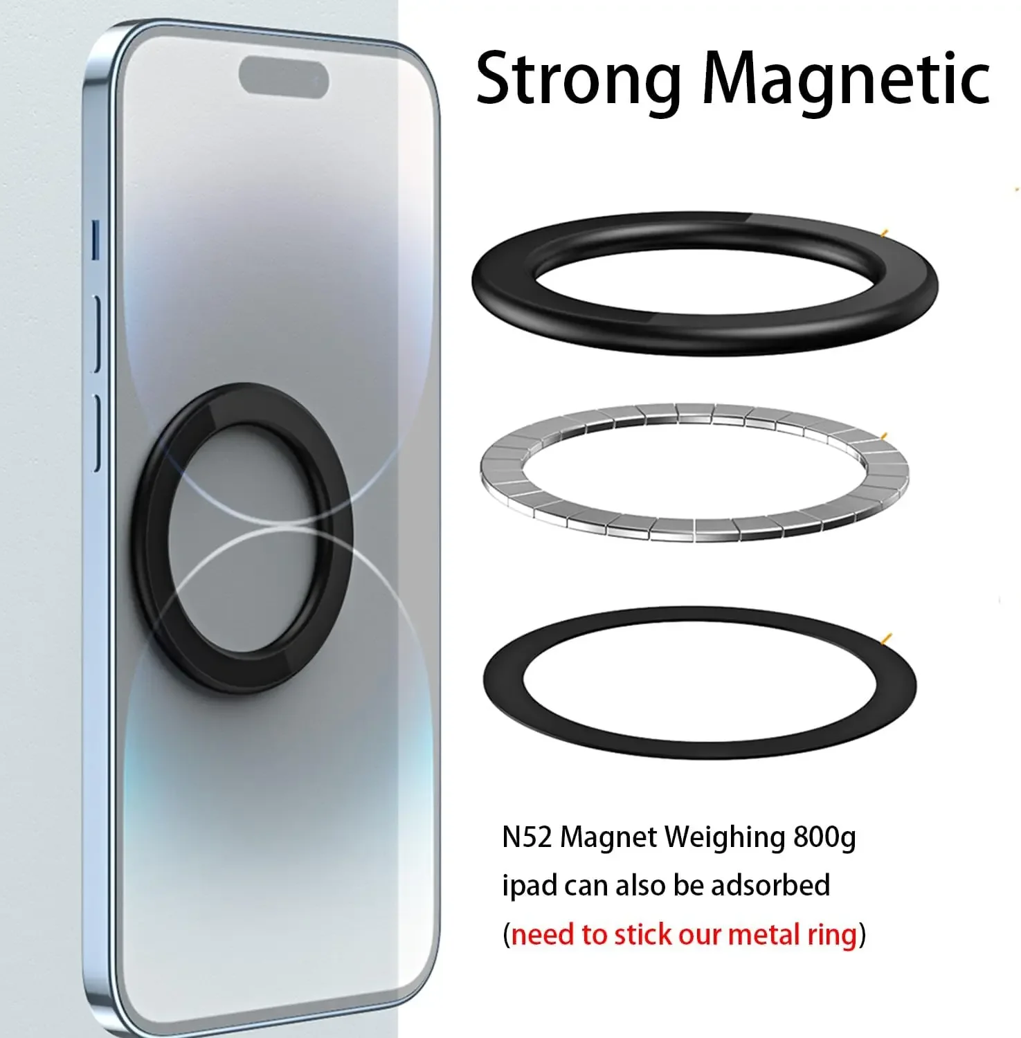 For MagSafe Magnetic Ring Hold - Car Phone Holder 评论和价格