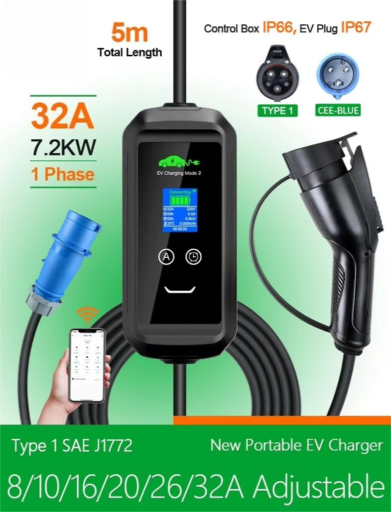 Custom USA AC Portable EV Char - Car Charger 评论和价格