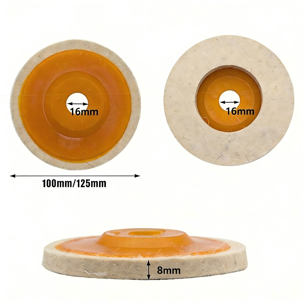 Wool Felt Buff Polishing Wheel - Car Mirror 评论和价格