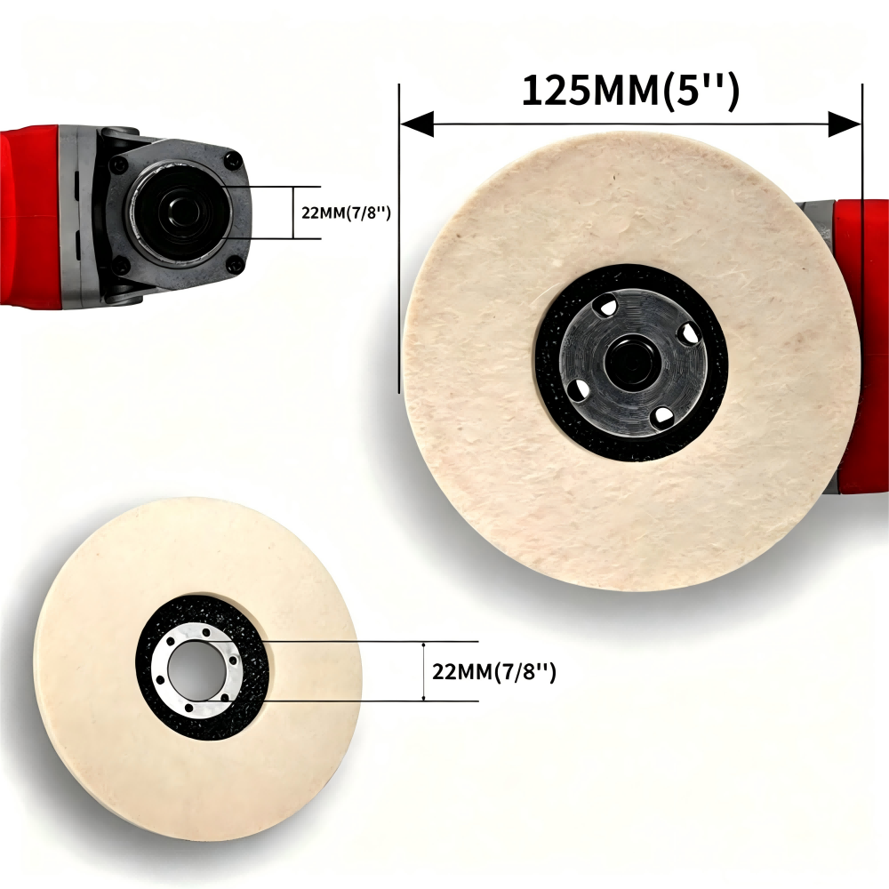 Wool Felt Buff Polishing Wheel - Car Mirror 评论和价格