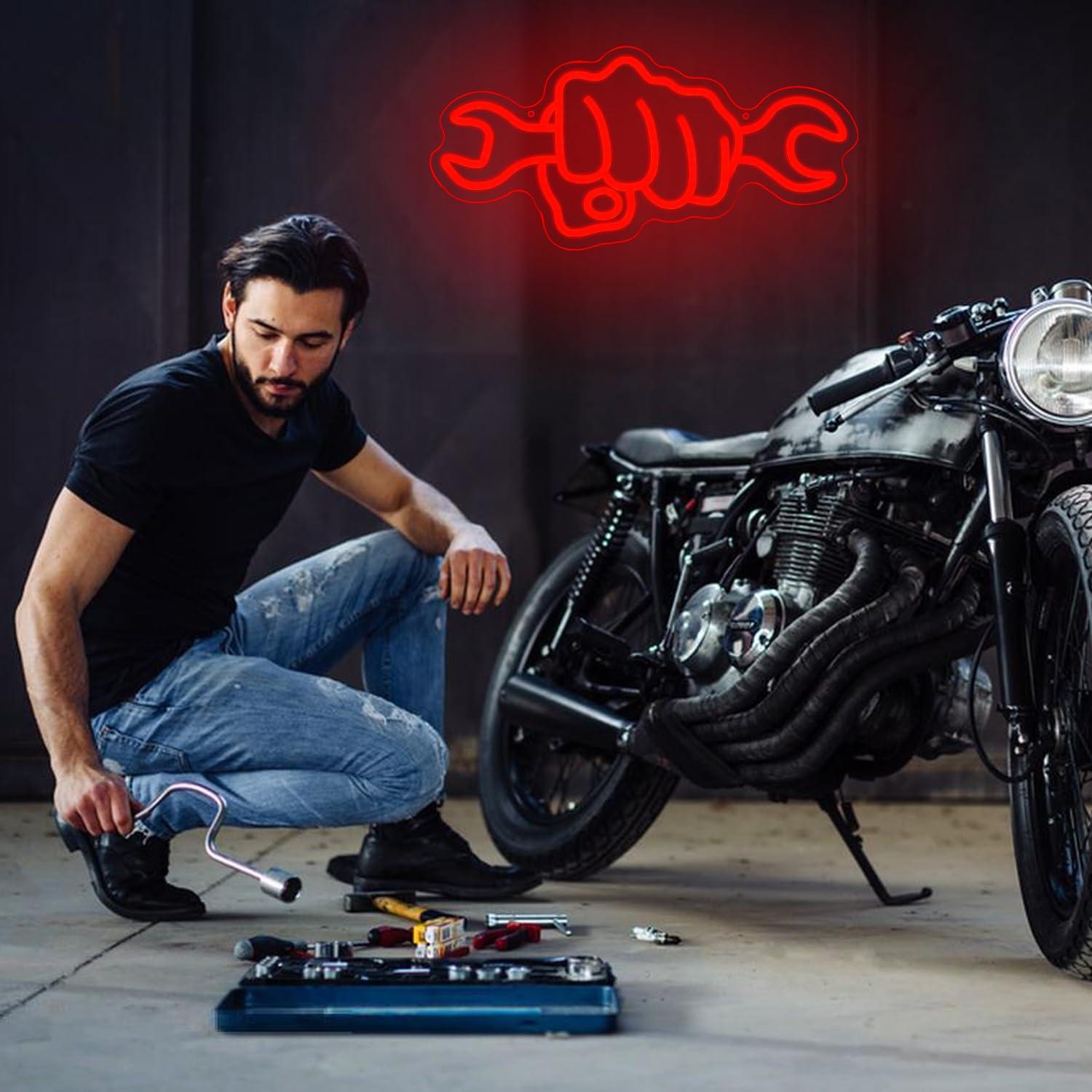 Wrench Neon Sign LED Light for - Car Led Light 评论和价格
