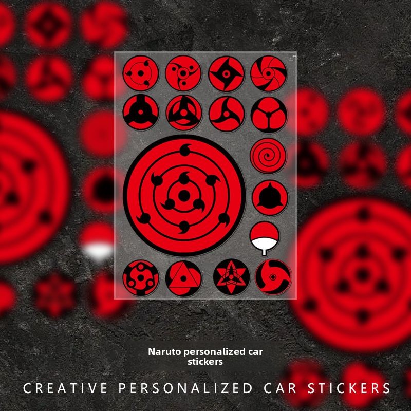 Sharingan Eye Die-cut Sticker  - Car Accessories Japanese 评论和价格