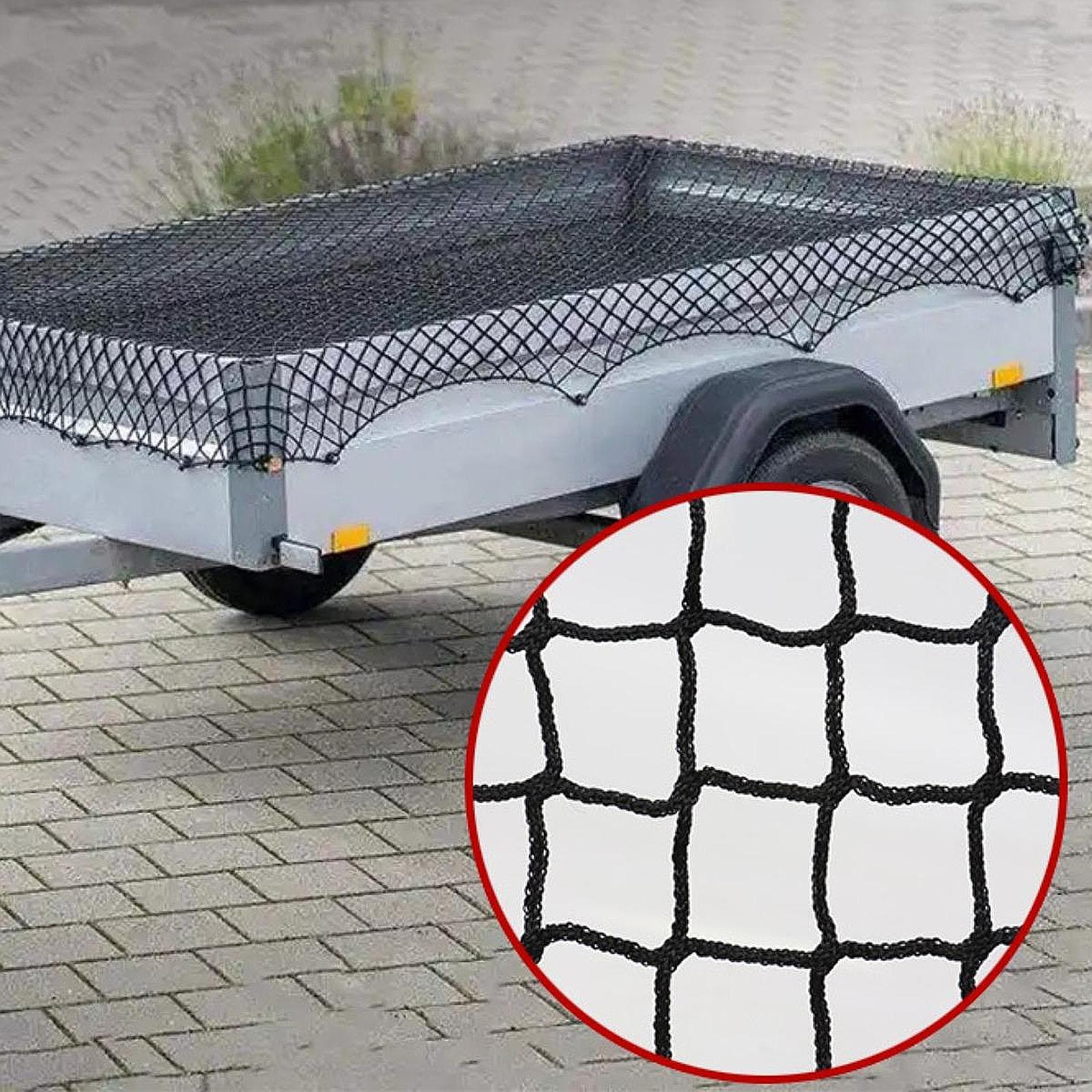 Black Mesh Trailer Cargo Net M - Car Organizer 评论和价格