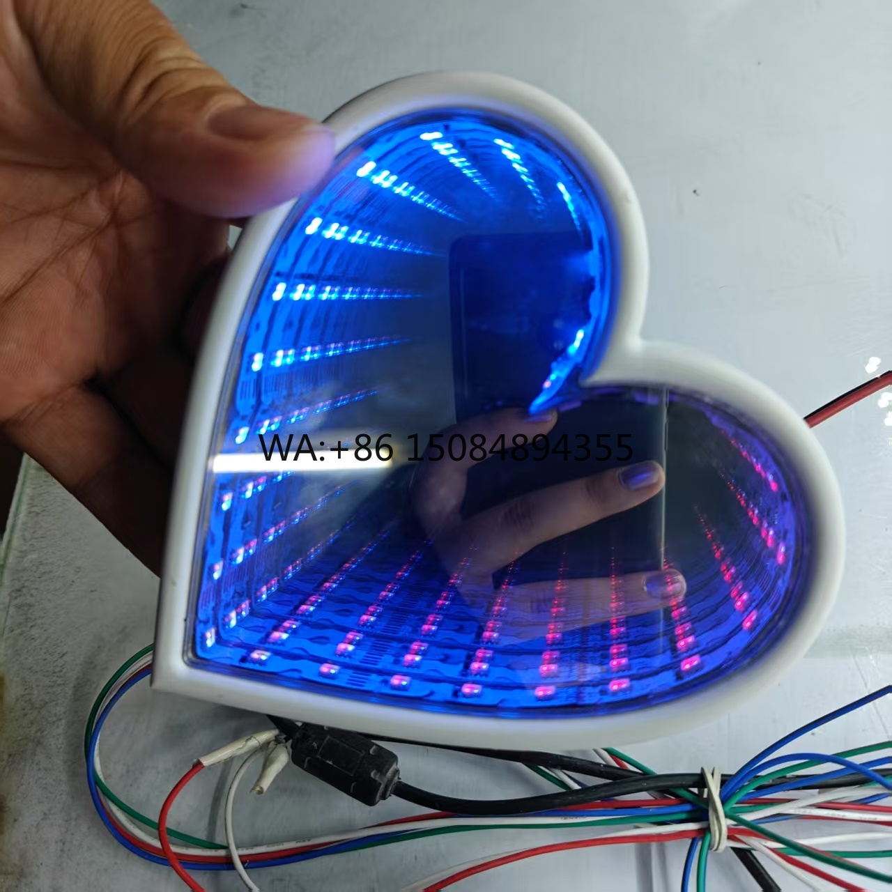 3D Multi-Color Infinity Mirror - Car Mirror 评论和价格