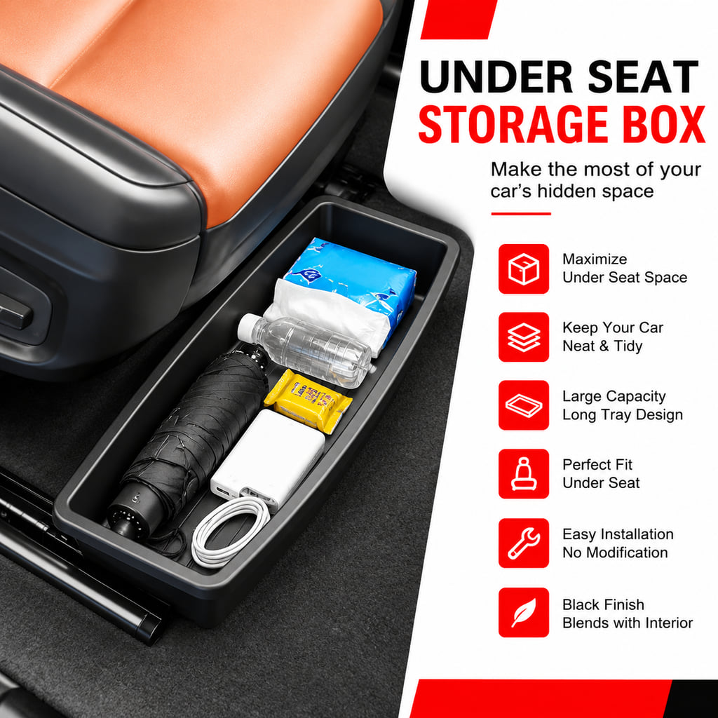 PINMOAP Under Seat Car Storage - Car Cable Organizer 评论和价格