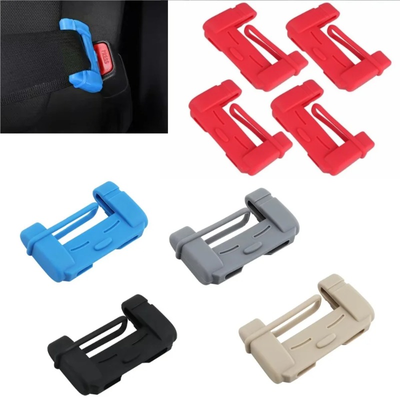 2pcs Car Seat Belt Clip Silico - Car Seat Cover 评论和价格