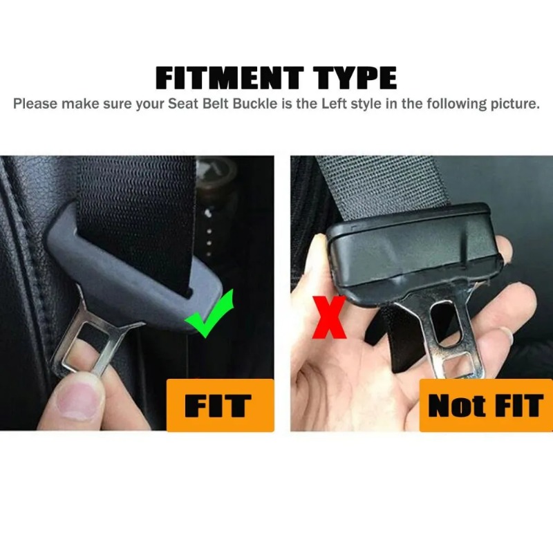 2pcs Car Seat Belt Clip Silico - Car Seat Cover 评论和价格