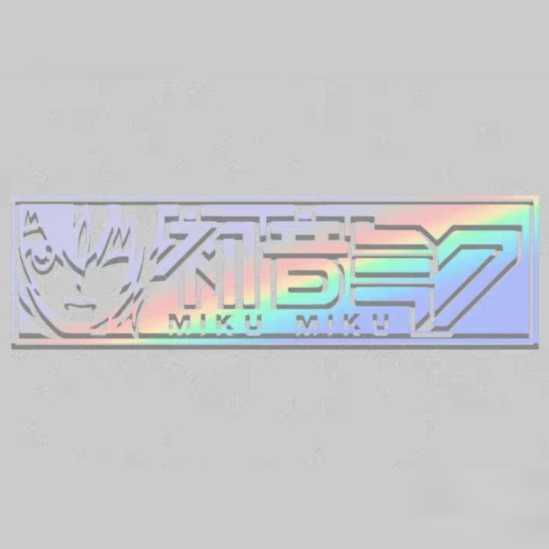 Anime Hatsune Miku Color Refle - Car Accessories Japanese 评论和价格