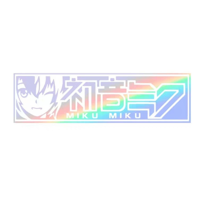 Anime Hatsune Miku Color Refle - Car Accessories Japanese 评论和价格