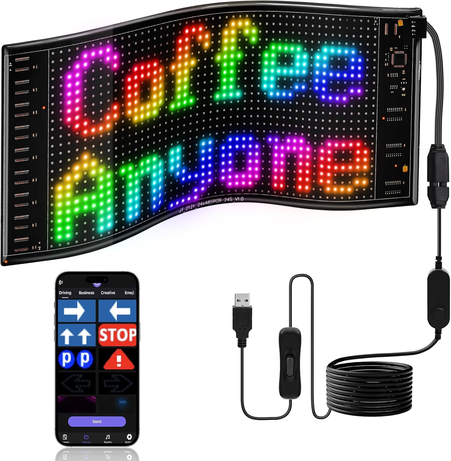 LED DIY Matrix Pixel Panel Led - Car Led Light 评论和价格