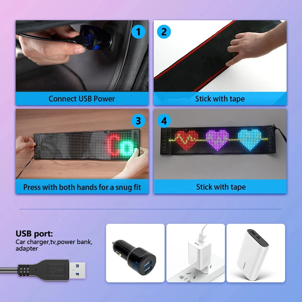LED DIY Matrix Pixel Panel Led - Car Led Light 评论和价格