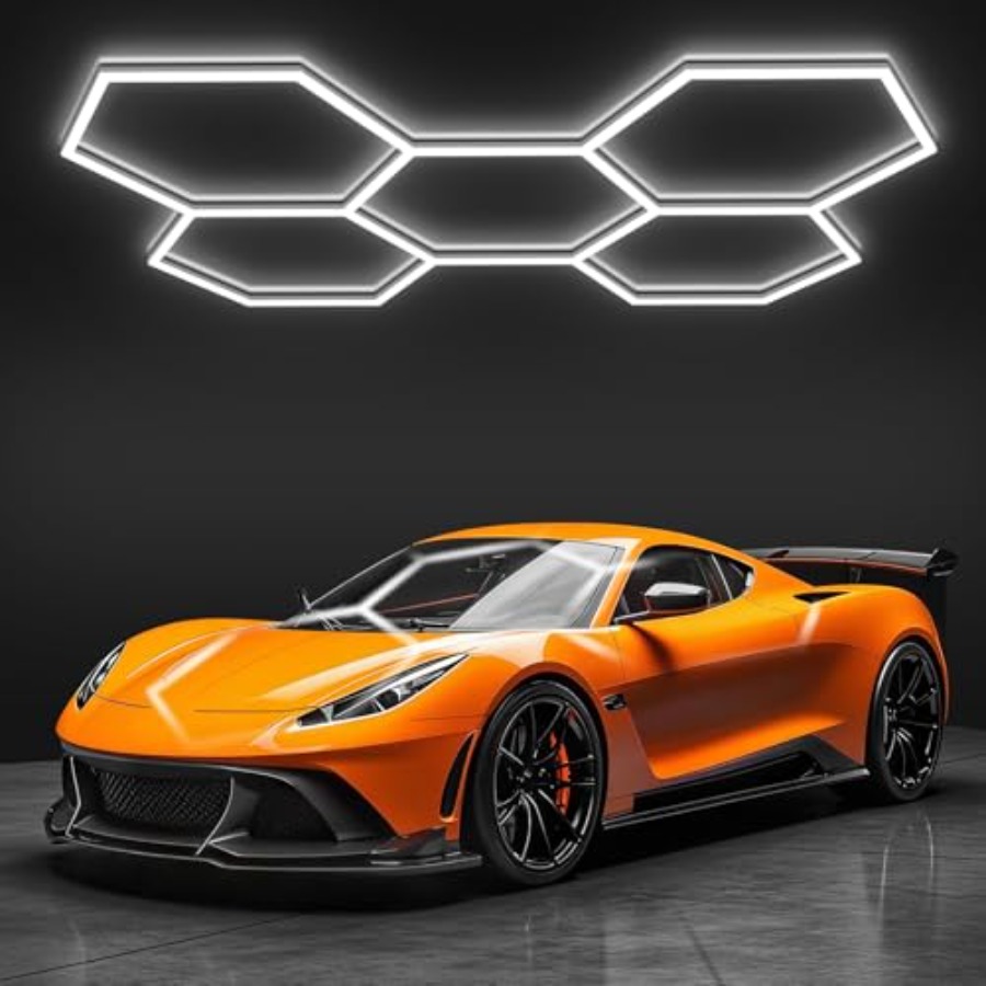 Hexagon Garage Lights, LED Hon - Car Led Light 评论和价格