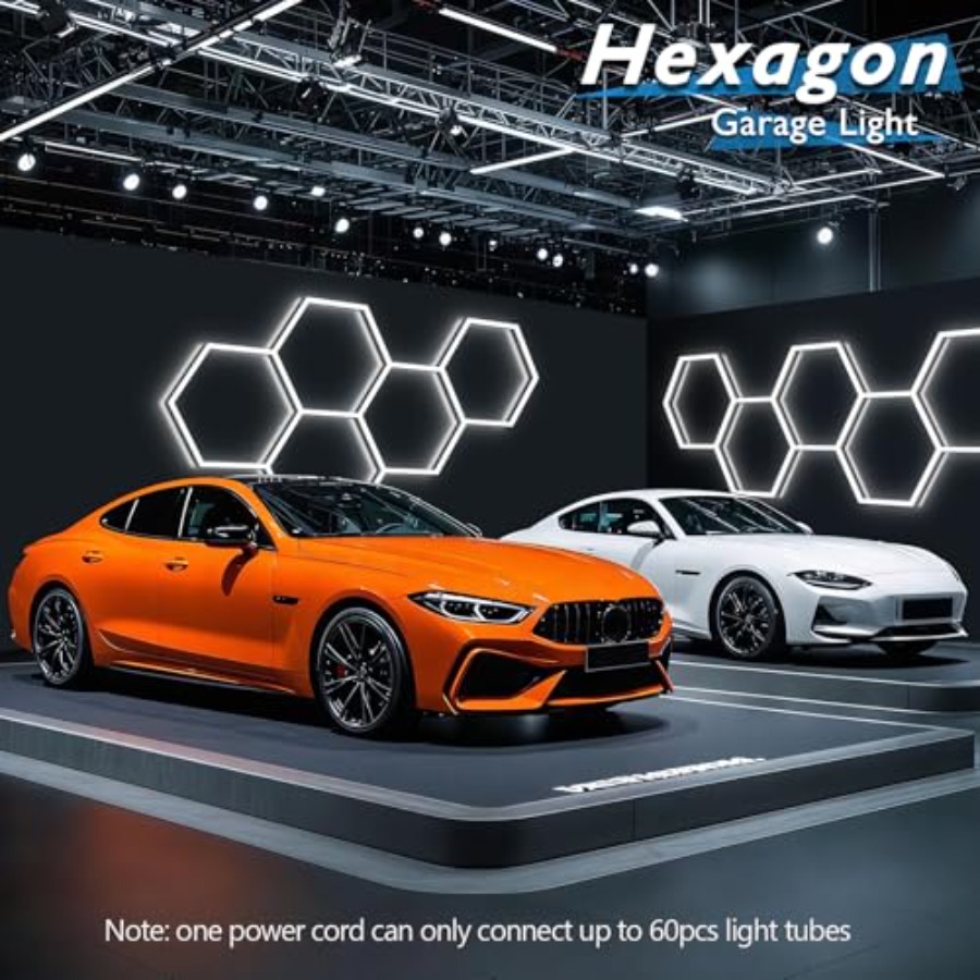 Hexagon Garage Lights, LED Hon - Car Led Light 评论和价格