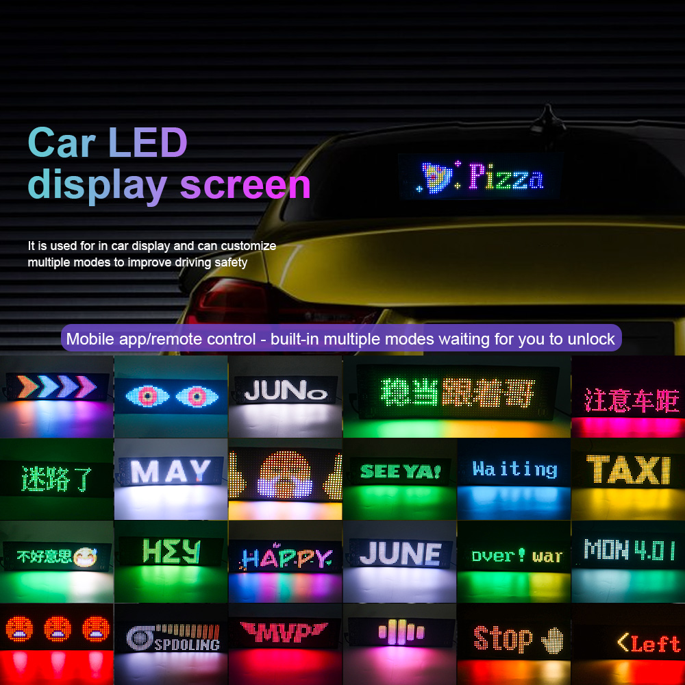 LED Matrix Pixel Panel Scrolli - Car Led Light 评论和价格