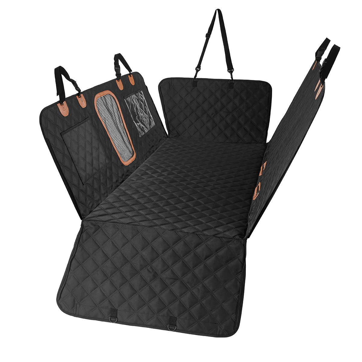 Three-Panel Solid Car Rear-Sea - Car Seat Cover 评论和价格