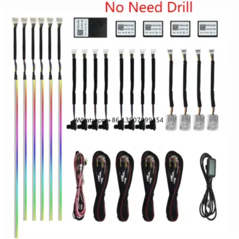A80 64-Color LED Ambient Light - Car Led Light 评论和价格