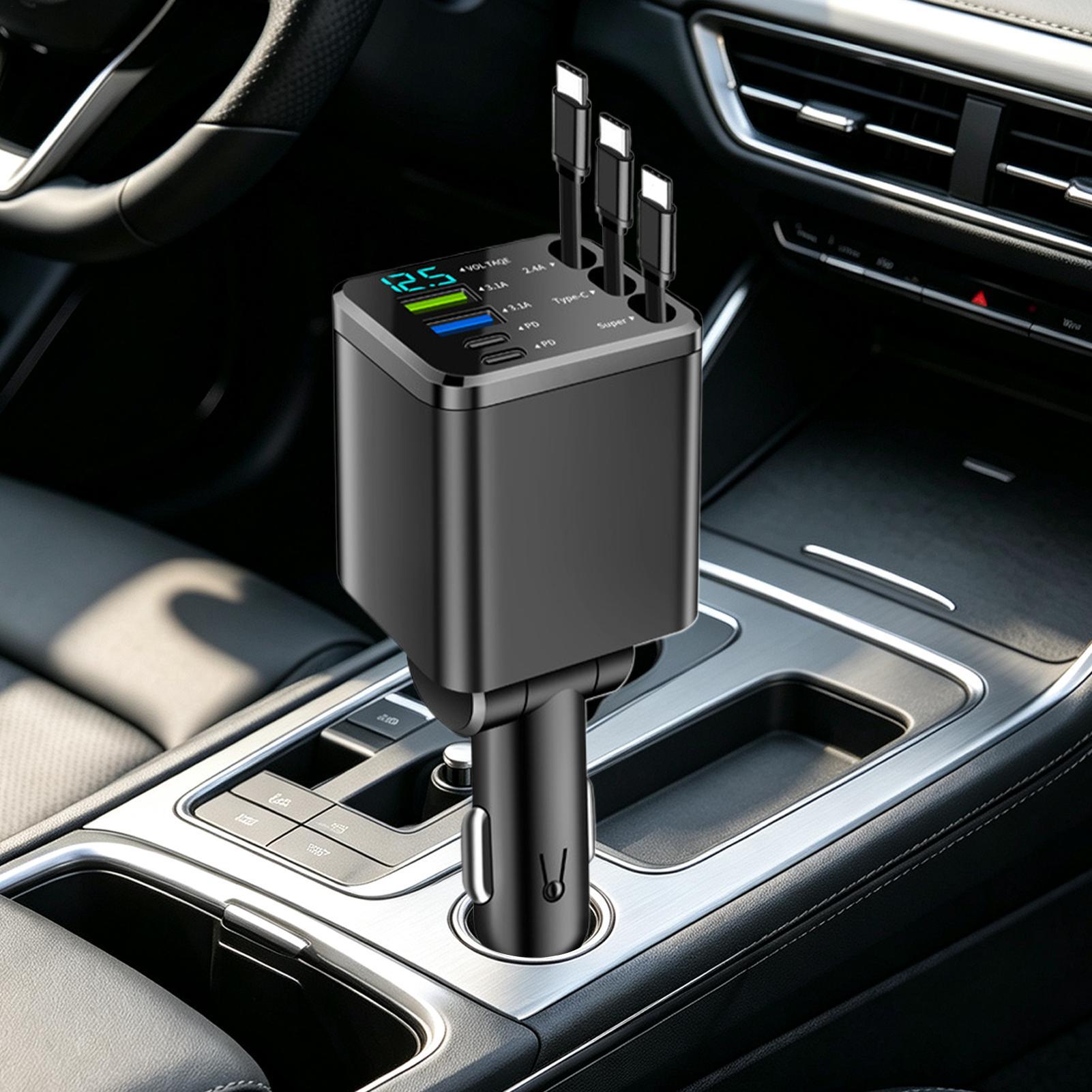 Retractable Charger For Car 10 - Car Charger 评论和价格