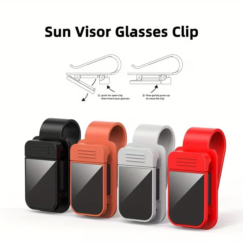 Sun Visor Sunglasses Holder fo - Car Organizer 评论和价格