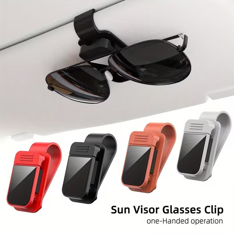 Sun Visor Sunglasses Holder fo - Car Organizer 评论和价格