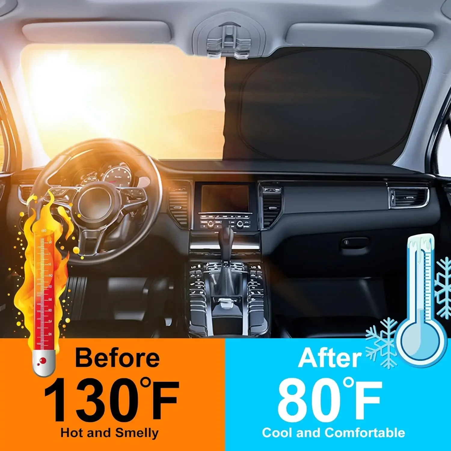 Car Sunshade Front Windshield  - Windshield Sun Shade 评论和价格