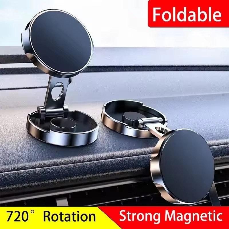 Round Folding Magnetic Car Hol - Car Phone Holder 评论和价格