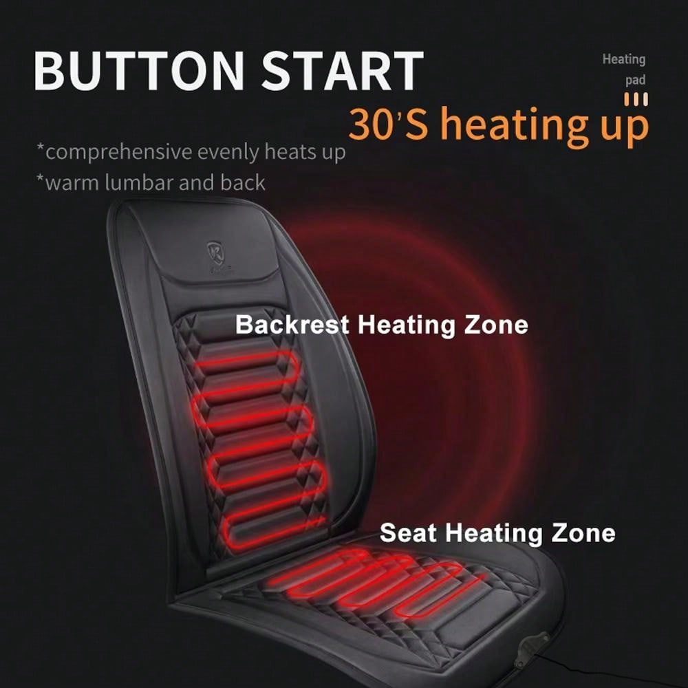 12V Heated Car Seat Cover Heat - Car Seat Cover 评论和价格