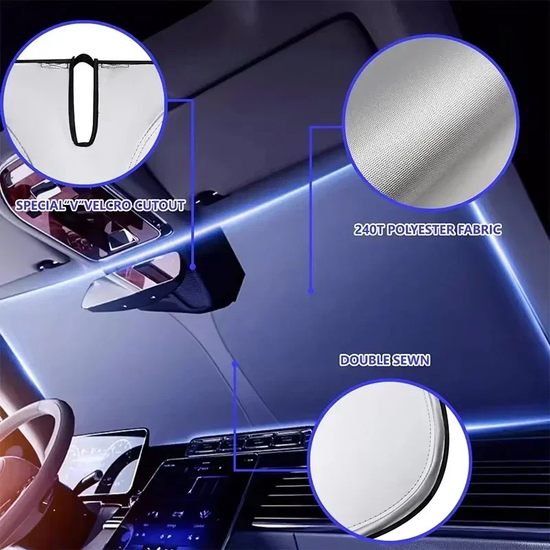 Summer Car Front Window Sunsha - Windshield Sun Shade 评论和价格