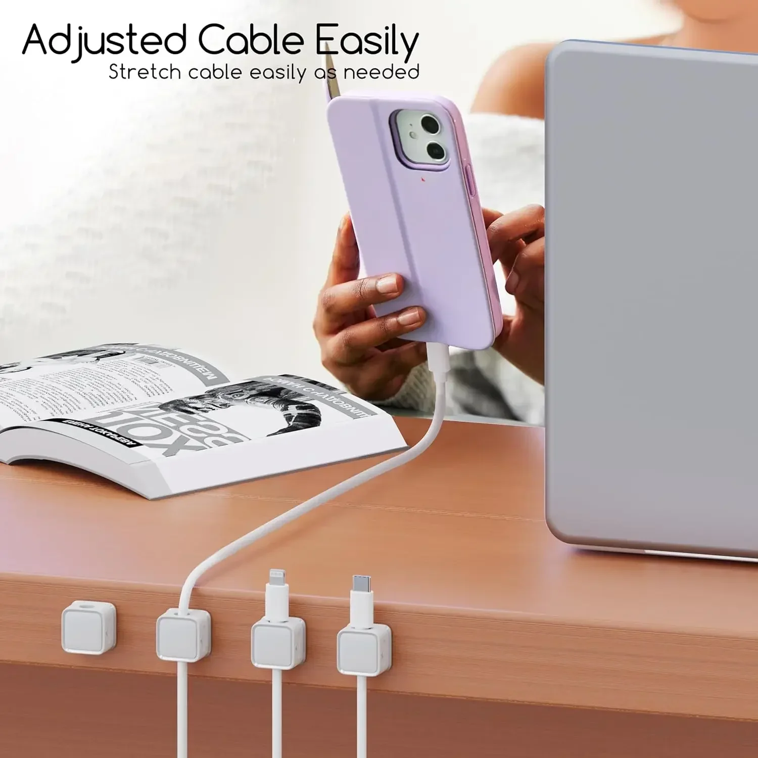 Mini Cable Organizer Holder Ma - Car Organizer 评论和价格