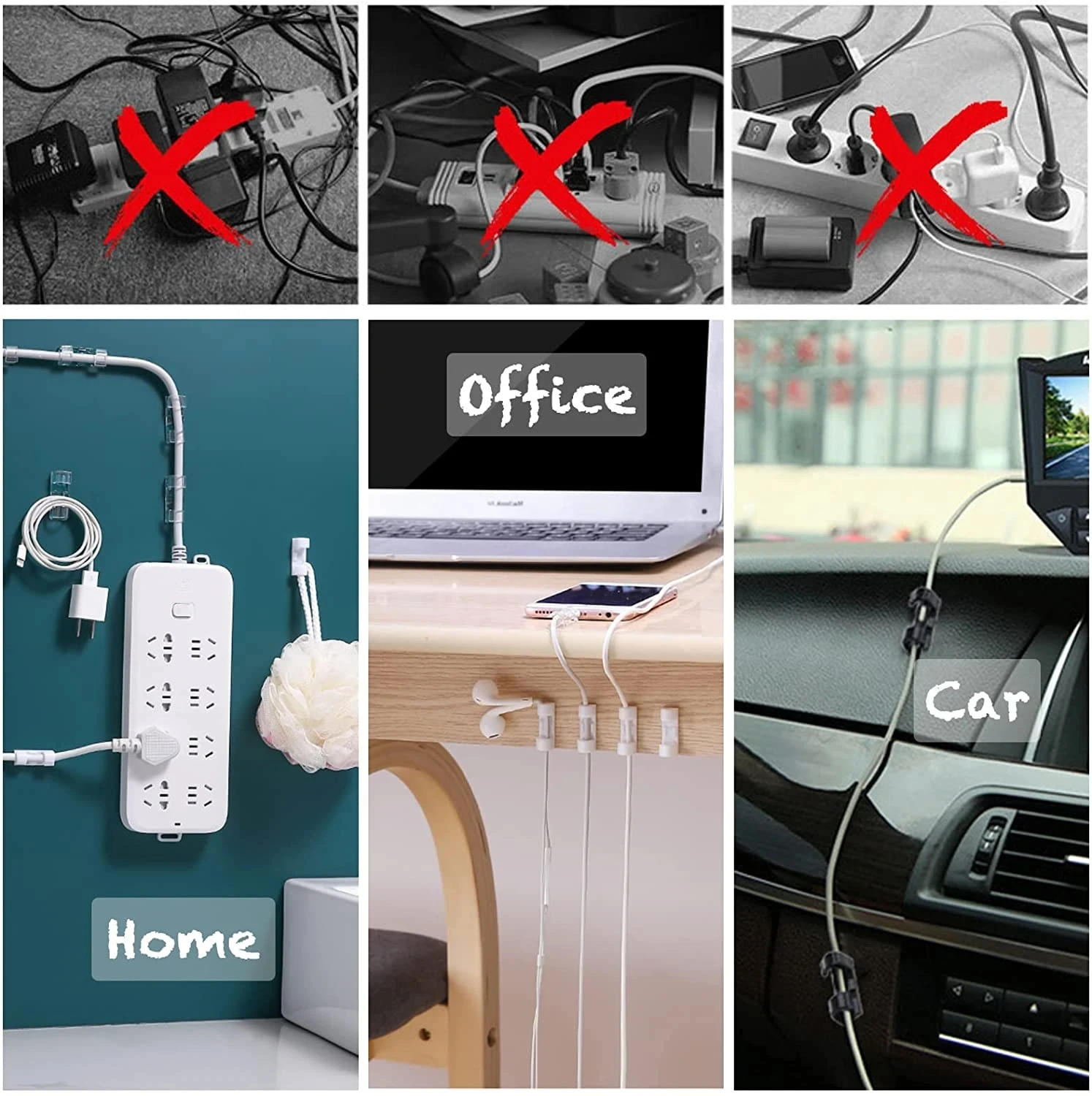 Cable Clips Organizer Drop Wir - Car Organizer 评论和价格